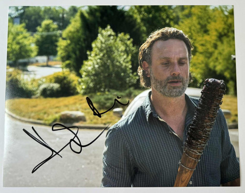 Signed andrew lincoln x14 - andrew,