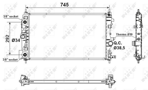 Nrf radiator for - radiator,