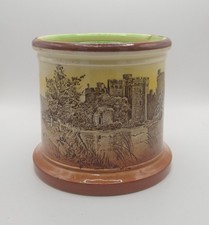 Royal Doulton Bodiam Castle Plant Pot Series Ware Antique 1920 RARE
