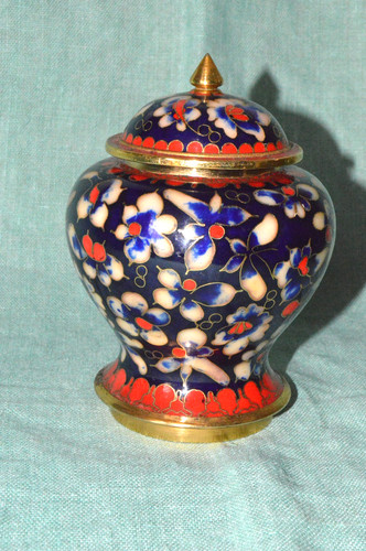 Cloissone urn memorial small - cloissone,