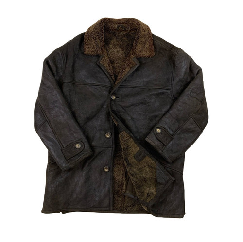 Vintage brown leather - brown,