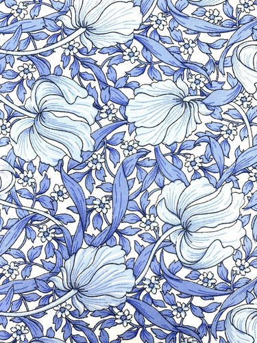 Pimpernel style cotton fabric