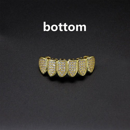 Silver gold grill tooth clip - grill,
