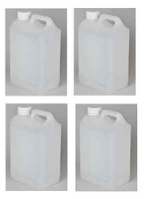 NEW 5 x 5 Litre 1 Gallon Plastic Jerry Can Water Container Carrier Bottle 5L PET