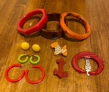 Bakelite Jewelry Lot Bangles