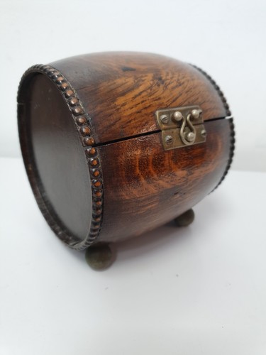 Antique victorian oak barrel - oak,