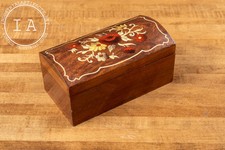 Vintage Colibri Pocket Watch In Lacquered Music Box