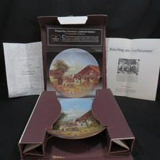 Seltmann Weiden At the Village Fountain Christian Lückel Idyllic Collector Plate