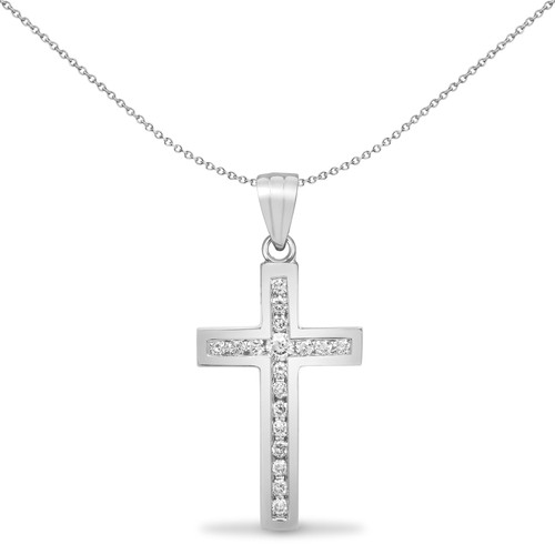 18ct white gold - white,