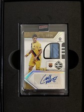 2019-20 Panini Chronicles Luis Suarez Limited Player Worn Patch Auto /25