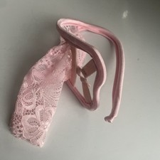 Men Lace See Through G-string