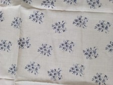 Kate Forman Blue Agnes 1.2 M X 150cm Wide Linen Remnant