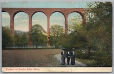 PETERLEE - County Durham Castle Eden Dene Postcard Postmark Posted The Viaduct