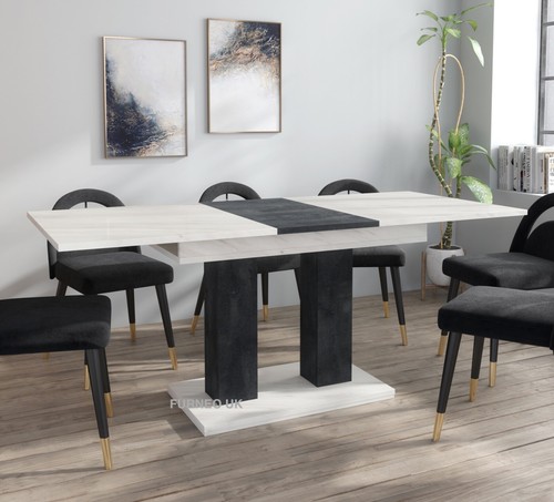 Modern dining table extendable - dining,