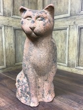 Vintage terracotta cat garden - terracotta,
