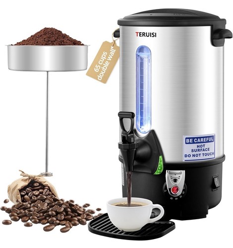 Teruisi 1300w coffee urn 65 - 1300w,