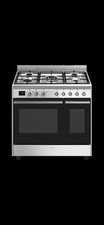 Smeg Range Cooker Stainless Steel CX92GM Concert Dual Fuel A Graded (CH-1815)