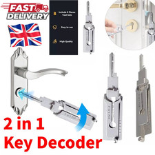 2 in 1 Maintenance Repair Key -Decoder Stainless Steel Key Pick Up Hook Hardware