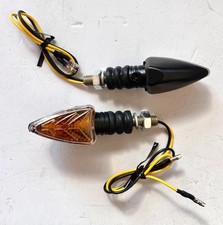 PAIR OF BLACK ARROWS SHORT STEM APPROVED UNIV FOR SHERCO SM 50 Black Panter