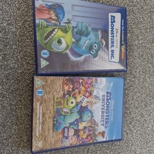 Disney Pixar Monster Inc. And Monsters University DVD Set