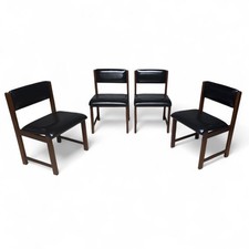 Set of 4 Mid Century Teak