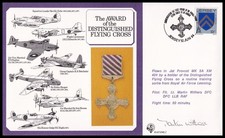 RAF DM2 Award of the Distinguished Flying Cross Cover Signed Falklands War DFC