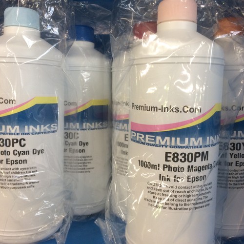Litre refill bottle ink - 6, x