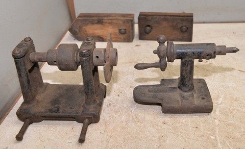 Antique lathe tail stock - , &