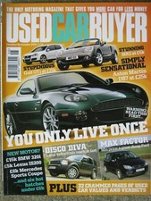 Used Car Buyer October November 2006 Aston Martin DB7 VW Golf GTi Mk5 Toyota MR2