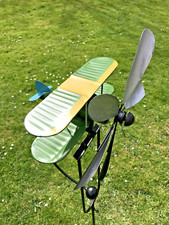 Bi Plane Rocking Garden Stake