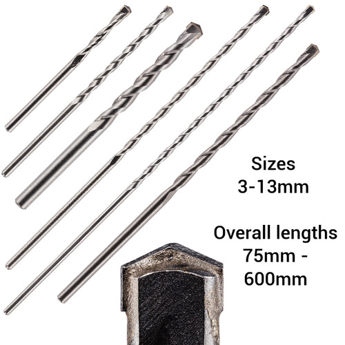 Tct tipped masonry drill bits - tipped,