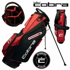 Cobra Signature 7-WAY Divider Golf Stand Bag Red Inc/Waterproof Zip - NEW! 2025
