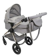 Premium Stylish Doll Travel System 2 In 1,  Convenient Front Swivel Wheels,