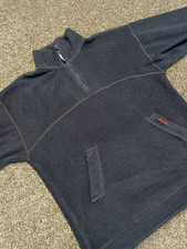 Musto Original Snugs Fleece Pullover Men Medium Blue Polartec Sweater