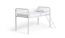 Jo Mid Sleeper Bed Frame White