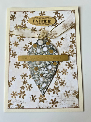 Father christmas card with - christmas,