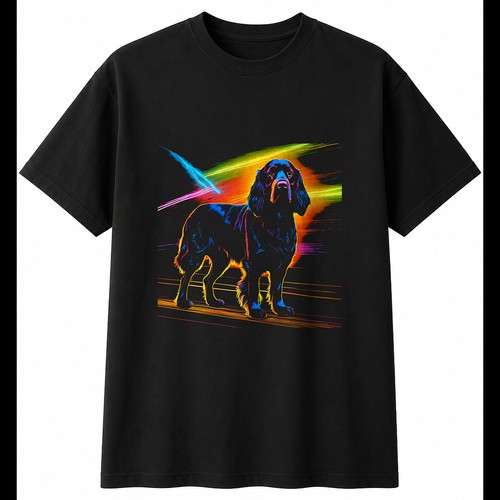 Sussex spaniel neon - sussex, glow