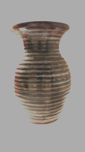 Liangolian stamped pottery - stamped,