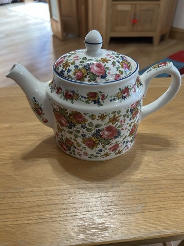 Sadler vintage teapot floral - vintage,
