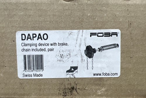 Foba dapao clamp with brake - with,
