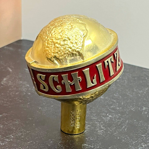 Schlitz globe beer - schlitz, handle