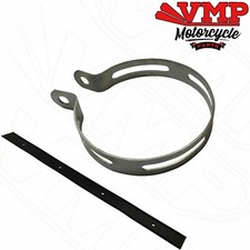 Motorcycle Round Silencer Exhaust Muffler Hanger Clamp Strap Mount Bracket 115mm