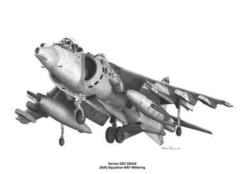 Squadron harrier gr7 - squadron, artist