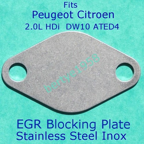 Egr valve repair plate peugeot - egr,
