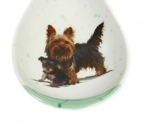 Dog puppy spoon rest - dog,