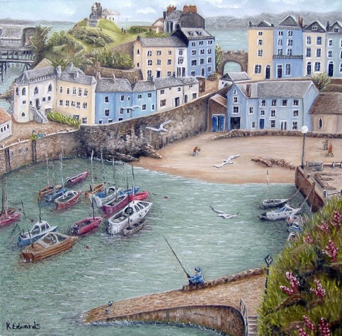 Quality mounted print tenby - quality,