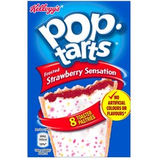 8pk Kelloggs Pop Tarts Breakfast Toaster Pastries - Frosted Strawberry Sensation