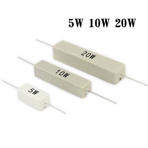Wirewound cement resistor - cement,