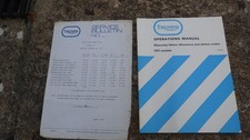 1971 Triumph Dealer labour rates Warranty Manual T120 T150 T25 Service Bulletin 