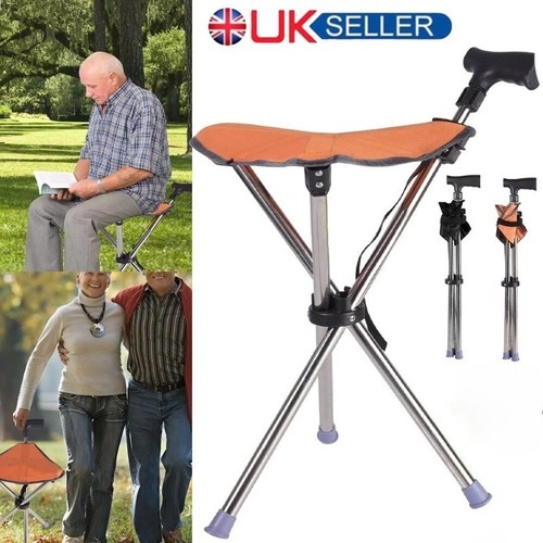 Folding walking stick - folding,